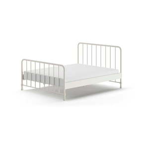 Biela kovová jednolôžková posteľ s roštom 160x200 cm BRONXX – Vipack vyobraziť