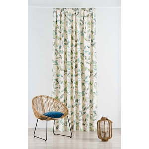 Zelený/krémovobiely záves na háčiky 210x260 cm Maui – Mendola Fabrics vyobraziť