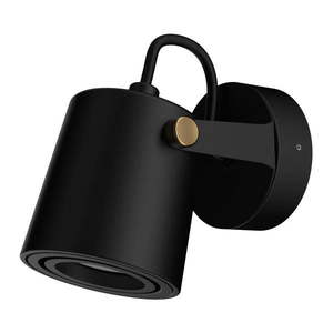 Čierne nástenné svietidlo SULION Ibai, výška 11 cm vyobraziť
