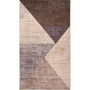 Hnedo-béžový prateľný koberec 80x50 cm - Vitaus vyobraziť