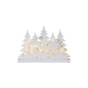 Biela svetelná dekorácia s vianočným motívom Grandy – Star Trading vyobraziť