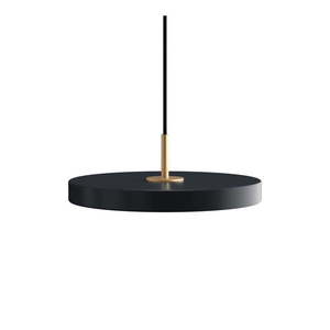Antracitové LED závesné svietidlo s kovovým tienidlom ø 31 cm Asteria Mini – UMAGE vyobraziť