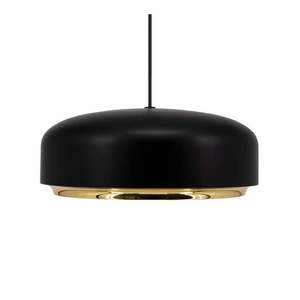 Čierne LED závesné svietidlo s kovovým tienidlom ø 40 cm Hazel medium – UMAGE vyobraziť