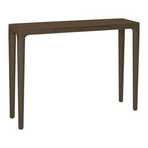 Hnedý konzolový stolík z dubového dreva 12x110 cm Heart'n'Soul – UMAGE vyobraziť