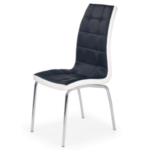 Sconto Jedálenská stolička SCK-186 čierna/biela vyobraziť