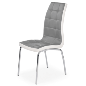 Sconto Jedálenská stolička SCK-186 sivá/biela vyobraziť