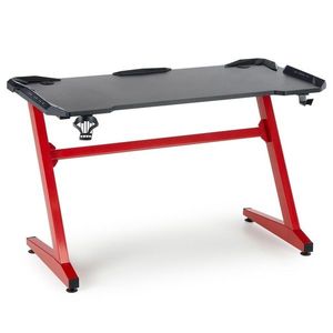 Sconto Herný stôl SCB-49 čierna/červená vyobraziť