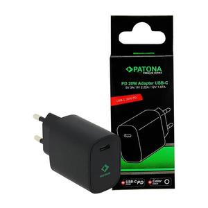 PATONA PATONA - Nabíjací adaptér USB-C Power delivery 20W/230V čierna vyobraziť