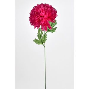 Umelá kvetina Chryzantéma 50 cm, červená vyobraziť