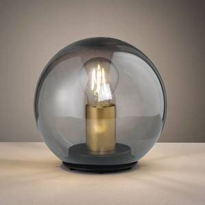 FISCHER & HONSEL Stolná lampa Dini s guľovým tienidlom zo skla 20cm vyobraziť