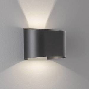 FISCHER & HONSEL Nástenné LED svietidlo Wall 2-pl. Okrúhle, čierne vyobraziť
