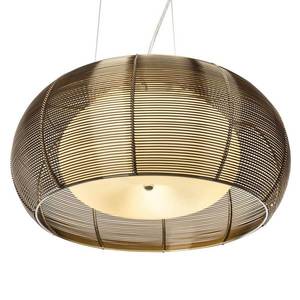 Brilliant Závesná lampa Relax, 1-plameňová 40 cm bronz vyobraziť