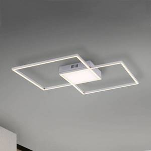 JUST LIGHT. LED stropné svietidlo Asmin, CCT, oceľ, 60x60cm vyobraziť