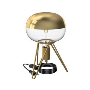 Calex Calex Tripod stolová lampa, zlatá vyobraziť