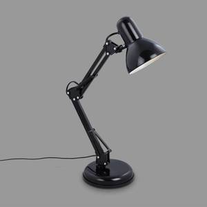Briloner Stolová lampa Pixa, nastaviteľná, E14, čierna vyobraziť