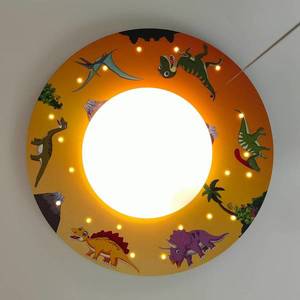 Niermann Standby Stropné svietidlo Dinos s LED hviezdnym nebom vyobraziť