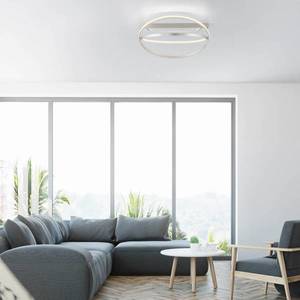 Q-Smart-Home Paul Neuhaus Q-Beluga stropné LED svetlo, oceľ vyobraziť