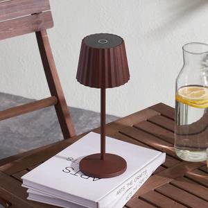 Lindby Lindby Esali stolová LED lampa, hrdzavohnedá vyobraziť