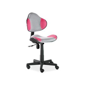 Študentská kancelárska stolička Q-G2 Signal Sivá / ružová vyobraziť