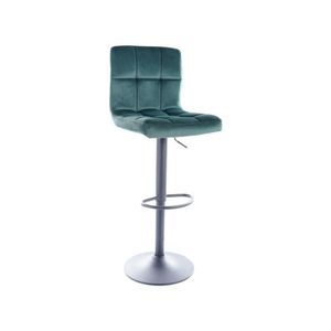 Barová stolička C105 VELVET Signal Zelená vyobraziť