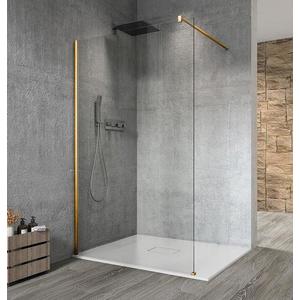 GELCO - VARIO GOLD MATT jednodielna sprchová zástena na inštaláciu k stene, číre sklo, 1000 GX1210-01 vyobraziť