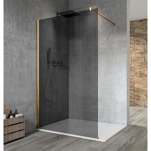 GELCO - VARIO GOLD MATT jednodielna sprchová zástena na inštaláciu k stene, dymové sklo, 1300 GX1313-01 vyobraziť