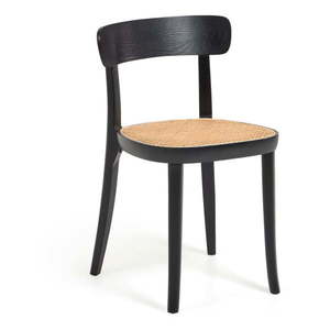 Čierna jedálenská stolička z bukového dreva Kave Home Romane vyobraziť