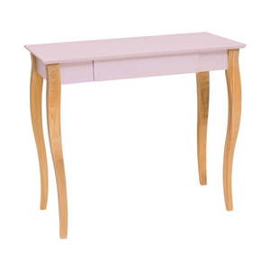 Ružový písací stôl Ragaba Lillo, dĺžka 85 cm vyobraziť