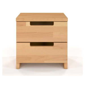 Nočný stolík z bukového dreva s 2 zásuvkami Skandica Spectrum vyobraziť