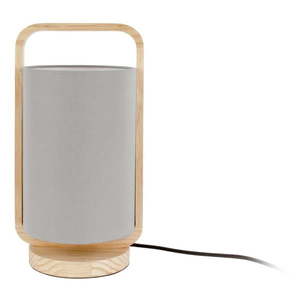 Sivá stolová lampa Leitmotiv Snap, výška 21, 5 cm vyobraziť