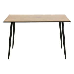Čierno-hnedý jedálenský stôl Actona Wilma, 120 × 80 cm vyobraziť