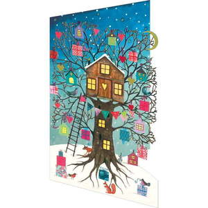 Prianie v súprave 5 ks s vianočným motívom Treehouse – Roger la Borde vyobraziť