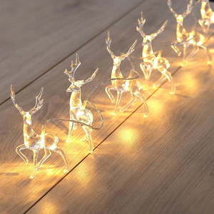 LED svietiaca reťaz v tvare sobov DecoKing Deer, 10 svetielok, dĺžka 1, 65 m vyobraziť