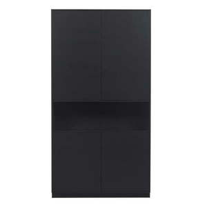 Čierna modulárna skrinka z borovicového dreva 110x210 cm Finca – WOOOD vyobraziť