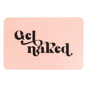 Svetloružová kúpeľňová predložka 39x60 cm Get Naked – Artsy Doormats vyobraziť