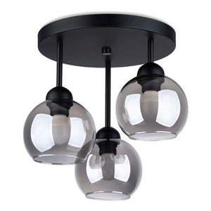 Čierne stropné svietidlo ø 15 cm Grande – Nice Lamps vyobraziť