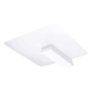 Biele stropné svietidlo so skleneným tienidlom 40x47.5 cm Parola – Nice Lamps vyobraziť