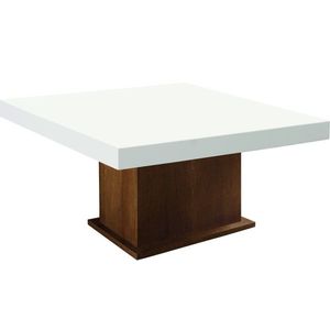 PYKA Kacper konferenčný stolík drevo D3 / biely vysoký lesk vyobraziť