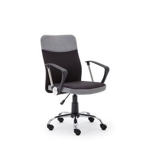 HALMAR Topic kancelárska stolička s podrúčkami sivá / čierna vyobraziť