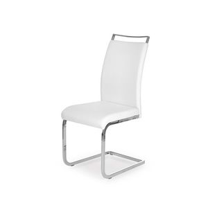 HALMAR K250 jedálenská stolička biela / chróm vyobraziť