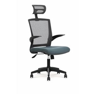 HALMAR Valor kancelárska stolička s podrúčkami čierna / sivá vyobraziť