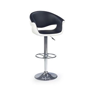Barová stolička H-46 Biely/čierna vyobraziť