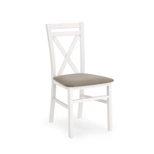 HALMAR Dariusz jedálenská stolička biela / hnedá vyobraziť