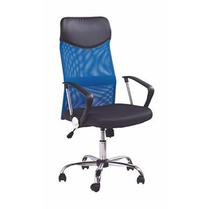 HALMAR Vire kancelárska stolička s podrúčkami modrá / čierna vyobraziť