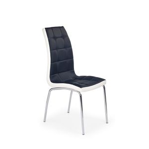 HALMAR K186 jedálenská stolička čierna / biela vyobraziť