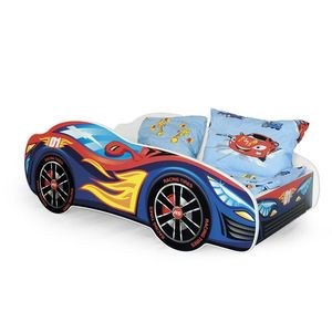 HALMAR Speed detská posteľ s roštom a matracom kombinácia farieb vyobraziť