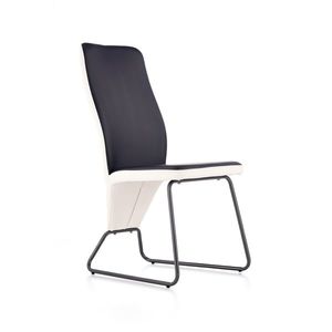 HALMAR K300 jedálenská stolička čierna / biela vyobraziť