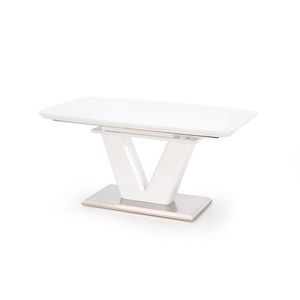 HALMAR Mistral rozkladací jedálenský stôl biely lesk vyobraziť