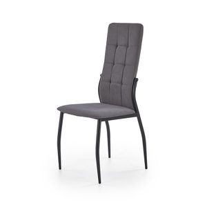 HALMAR K334 jedálenská stolička sivá / čierna vyobraziť