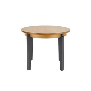 HALMAR Sorbus 100/200 okrúhly rozkladací jedálenský stôl dub medový / grafit vyobraziť
